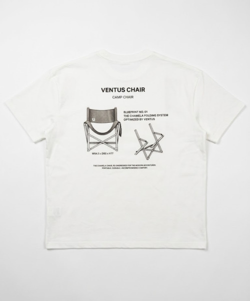 manu(マニュ)の「S-10E Ventus Archive Blueprint(Tシャツ/カットソー・メンズ・ライトピンク/ホワイト・LARGE/X-LARGE/SMALL/MEDIUM)」の5枚目の写真