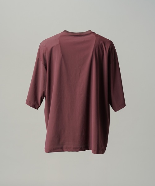 MAISON SPECIAL(メゾンスペシャル)の「《UNISEX》Comfortable Clothes Prime-Over Front-tuck T-shirt/コンフォータブルクローズプライムオーバーフロントタックTシャツ【MAISON SPECIAL/メゾンスペシャル】■セットアップ対応■(Tシャツ/カットソー・メンズ・ブラック/チャコールグレー/バーガンディー・2/1/0)」の21枚目の写真