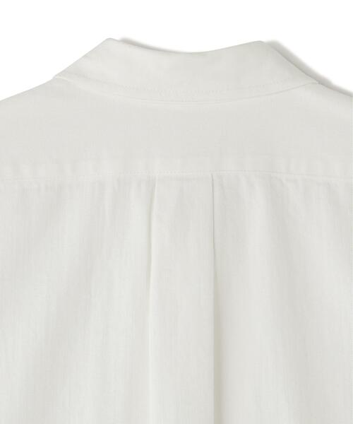 Y(ワイ)の「Y / ORGANIC COTTON LIGHT DENIM SHIRT(シャツ/ブラウス・メンズ・ホワイト/ネイビー・MEDIUM/LARGE/SMALL)」の9枚目の写真