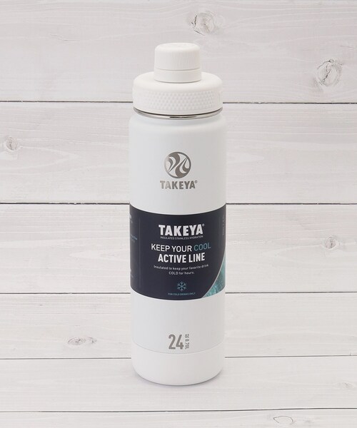 one'sterrace（ワンズテラス）の「タケヤフラスク アクティブライン 700ml（水筒・レディース・ホワイト系9・99）」の2枚目の写真