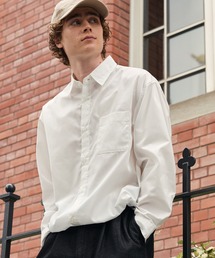 HECT（ヘクト）の「【HECT】Drawcord Regular Collar Box Fit L S Shirt   ドローコード レギュラーカラー ボックスシルエット 長袖シャツ<抗菌防臭・イージーケア>（シャツ/ブラウス）」