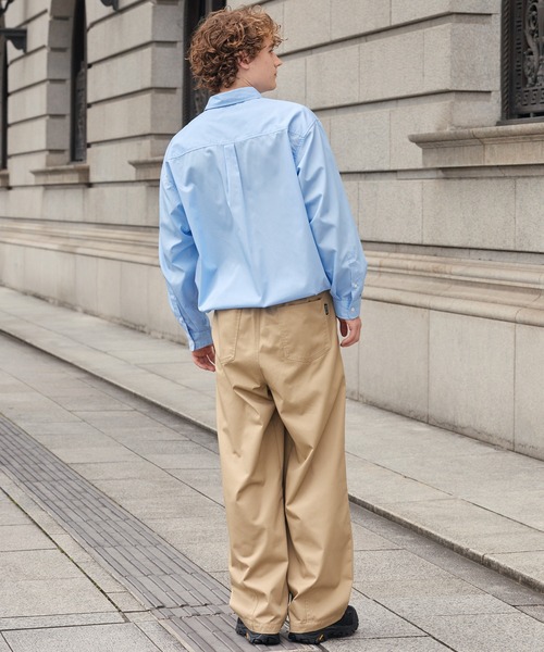 HECT(ヘクト)の「【HECT】Drawcord Regular Collar Box Fit L/S Shirt / ドローコード ブロード レギュラーカラー ボックスシルエット 長袖シャツ<抗菌防臭・イージーケア>(シャツ/ブラウス・メンズ・ブラック系/ブルー/ネイビー系/ホワイト/ブルー系/ネイビー・S/M/L)」の22枚目の写真