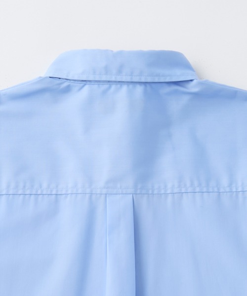 HECT(ヘクト)の「【HECT】Drawcord Regular Collar Box Fit L/S Shirt / ドローコード ブロード レギュラーカラー ボックスシルエット 長袖シャツ<抗菌防臭・イージーケア>(シャツ/ブラウス・メンズ・ブラック系/ブルー/ネイビー系/ホワイト/ブルー系/ネイビー・S/M/L)」の8枚目の写真