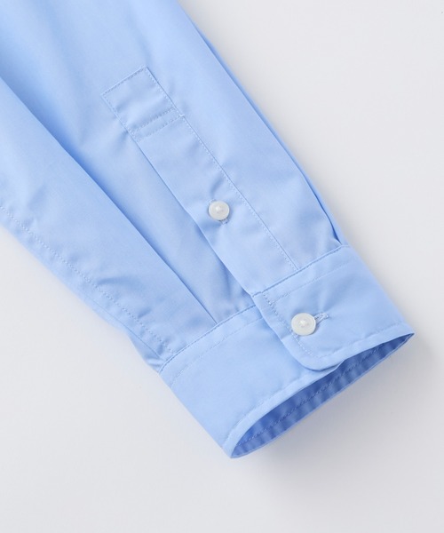 HECT(ヘクト)の「【HECT】Drawcord Regular Collar Box Fit L/S Shirt / ドローコード ブロード レギュラーカラー ボックスシルエット 長袖シャツ<抗菌防臭・イージーケア>(シャツ/ブラウス・メンズ・ブラック系/ブルー/ネイビー系/ホワイト/ブルー系/ネイビー・S/M/L)」の10枚目の写真
