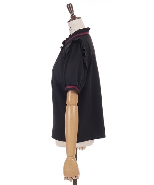 axes femme(アクシーズファム)の「タイセットピンタックBL(シャツ/ブラウス・レディース・サックスブルー/ホワイト/ブラック・MEDIUM)」の16枚目の写真