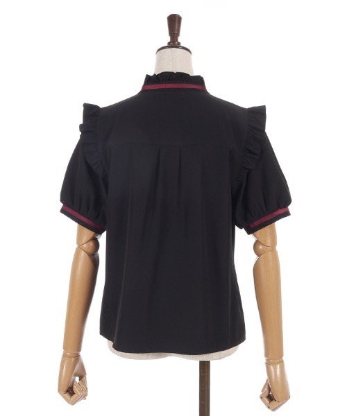 axes femme(アクシーズファム)の「タイセットピンタックBL(シャツ/ブラウス・レディース・サックスブルー/ホワイト/ブラック・MEDIUM)」の17枚目の写真