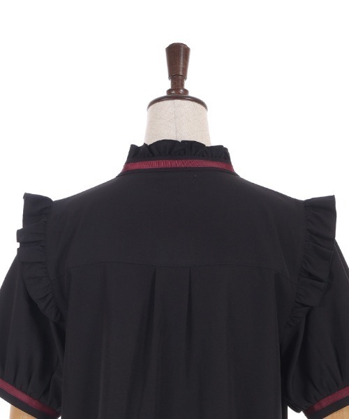 axes femme(アクシーズファム)の「タイセットピンタックBL(シャツ/ブラウス・レディース・サックスブルー/ホワイト/ブラック・MEDIUM)」の20枚目の写真