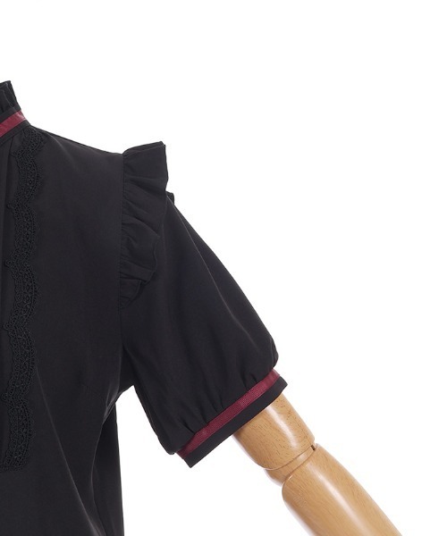 axes femme(アクシーズファム)の「タイセットピンタックBL(シャツ/ブラウス・レディース・サックスブルー/ホワイト/ブラック・MEDIUM)」の21枚目の写真