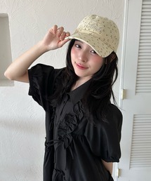 kutir（クティール）の「kutirlune／アソートフラワーキャップ（キャップ）」
