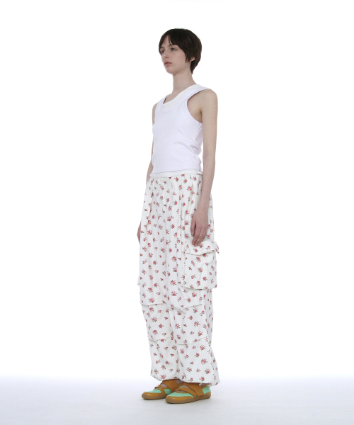 PARTIMENTO WOMEN(パルティメントウィメン)の「オーバーレイスリーブレス_ホワイト(Tシャツ/カットソー・レディース・その他・SMALL/MEDIUM)」の3枚目の写真