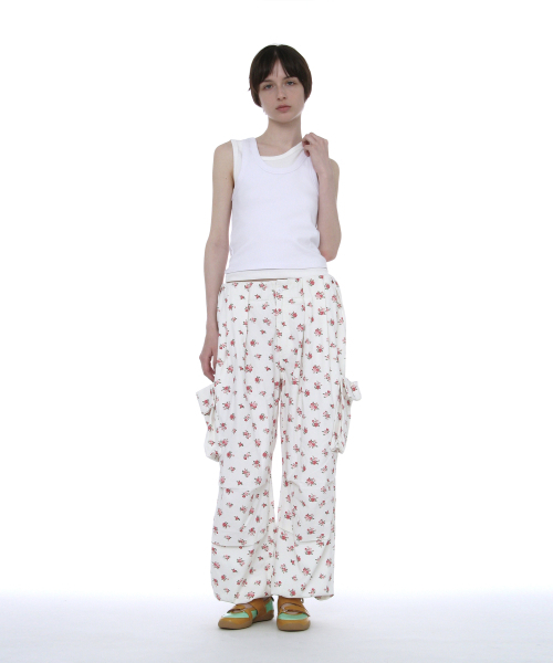PARTIMENTO WOMEN(パルティメントウィメン)の「オーバーレイスリーブレス_ホワイト(Tシャツ/カットソー・レディース・その他・SMALL/MEDIUM)」の6枚目の写真