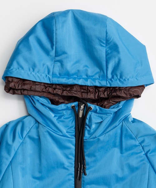 MAISON SPECIAL（メゾンスペシャル）の「Bicolor Layered Blouson/バイカラーレイヤードブルゾン（ブルゾン・レディース・ブラック/ボルドー/ブルー・FREE）」の21枚目の写真