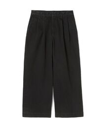 2TUCK DENIM TROUSERS
