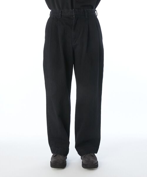 N.HOOLYWOOD COMPILE（N.ハリウッド コンパイル）の「2TUCK DENIM TROUSERS（デニムパンツ・メンズ・ブラック・40/38/36）」の5枚目の写真