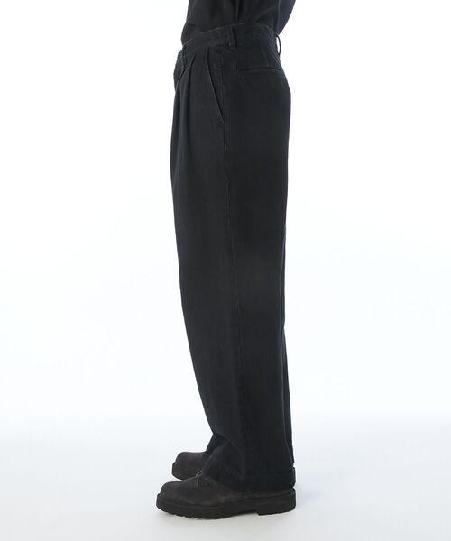N.HOOLYWOOD COMPILE（N.ハリウッド コンパイル）の「2TUCK DENIM TROUSERS（デニムパンツ・メンズ・ブラック・40/38/36）」の6枚目の写真