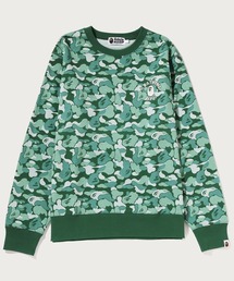 A BATHING APE | BAPE CARD CAMO COLLEGE ONE POINT SWEATSHIRT BAPEC(スウェット)