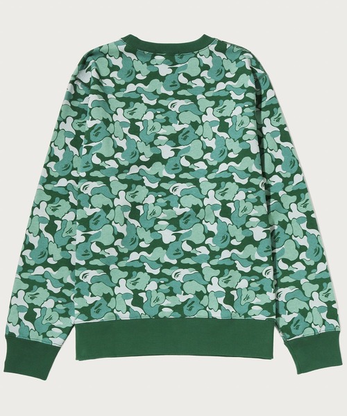 A BATHING APE(アベイシングエイプ)の「BAPE CARD CAMO COLLEGE ONE POINT SWEATSHIRT BAPEC(スウェット・メンズ・ゴールド/グリーン・MEDIUM/XX-LARGE/X-LARGE/SMALL/LARGE)」の3枚目の写真