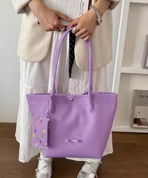 【 ammy. / エイミードット 】 ポーチ付き クリア ジェリー トートバッグ