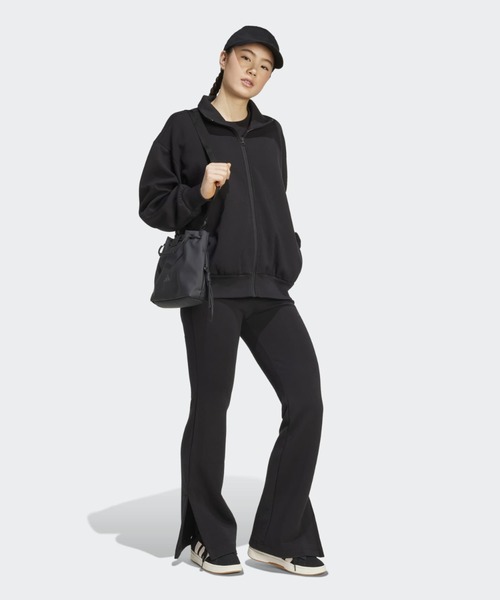 adidas(アディダス)の「ソフト ラグジュアリー ルーズ フルジップ / アディダス adidas(ジャージ・レディース・ブラック・X-SMALL/X-LARGE/SMALL/XX-LARGE/LARGE/MEDIUM)」の5枚目の写真