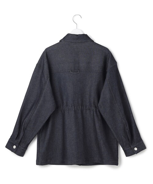 23区 S（ニジュウサンクチイサイサイズ）の「SLOW DENIM ワークジャケット（その他アウター・レディース・ネイビー系・32）」の5枚目の写真