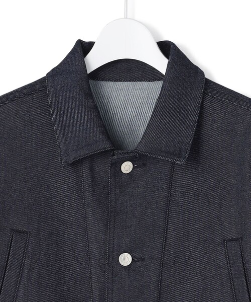 23区 S（ニジュウサンクチイサイサイズ）の「SLOW DENIM ワークジャケット（その他アウター・レディース・ネイビー系・32）」の6枚目の写真
