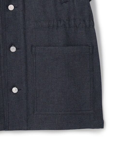 23区 S（ニジュウサンクチイサイサイズ）の「SLOW DENIM ワークジャケット（その他アウター・レディース・ネイビー系・32）」の8枚目の写真