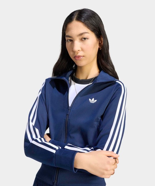 adidas(アディダス)の「FIREBIRD CLASSIC TRACK TOP / ジャージ / トラックジャケット / アディダスオリジナルス adidas Originals(ジャージ・レディース・ブルー・MEDIUM/LARGE/XX-LARGE/X-LARGE/SMALL/X-SMALL)」の3枚目の写真