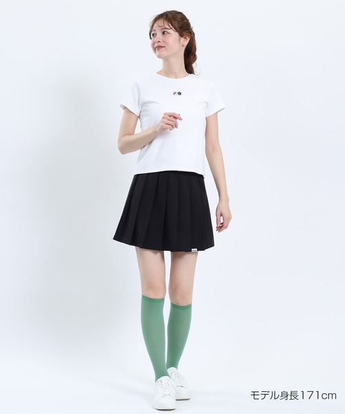 MARY QUANT（マリークワント）の「FILA × MARY QUANT Tシャツ（Tシャツ/カットソー・レディース・ブラック/ホワイト・M）」の8枚目の写真