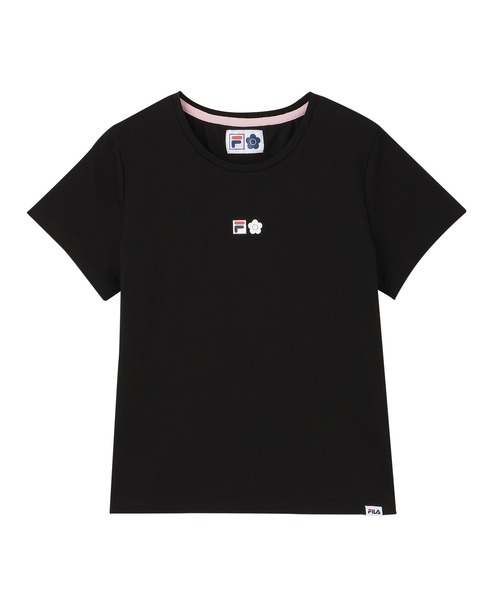 MARY QUANT（マリークワント）の「FILA × MARY QUANT Tシャツ（Tシャツ/カットソー・レディース・ブラック/ホワイト・M）」の9枚目の写真