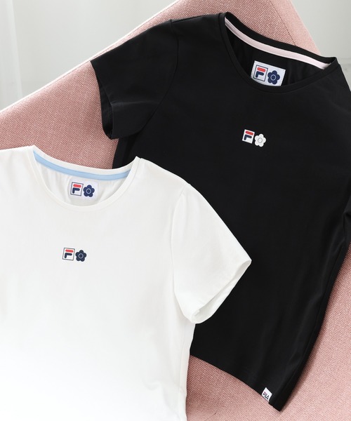 MARY QUANT（マリークワント）の「FILA × MARY QUANT Tシャツ（Tシャツ/カットソー・レディース・ブラック/ホワイト・M）」の14枚目の写真