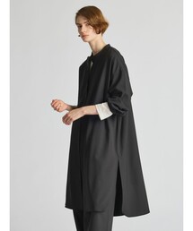mizuiro ind スタンドカラーシャツワンピース