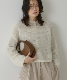 シアーモヘアプルオーバー