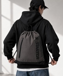STARTER（スターター）の「【STARTER スターター】ナップサック 前面ファスナー  内ポケット付き 通学 部活 習い事（バックパック/リュック）」