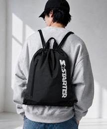 STARTER | 【STARTER スターター】ナップサック 前面ファスナー  内ポケット付き 通学 部活 習い事(バックパック/リュック)
