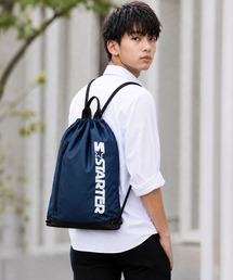 STARTER（スターター）の「【STARTER スターター】ナップサック 前面ファスナー  内ポケット付き 通学 部活 習い事（バックパック/リュック）」
