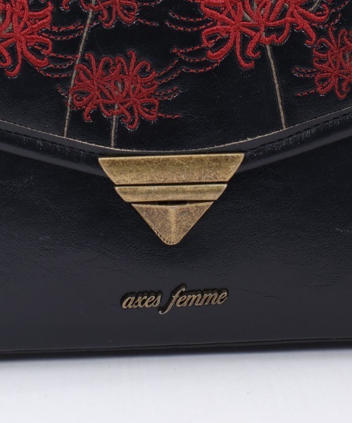 axes femme(アクシーズファム)の「彼岸花刺繍バッグ(ショルダーバッグ・レディース・ブルー/レッド・FREE)」の9枚目の写真