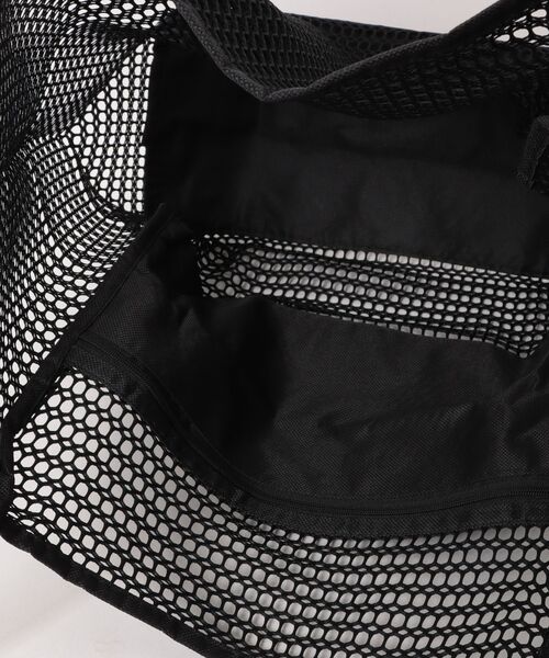 VIBGYOR（ヴィブジョー）の「urbanfemine./大容量 メッシュトートバッグ プールバッグ ビーチバッグ スパバッグ レディース U7637（トートバッグ・レディース・ブラック/アイボリー/ブラウン・FREE）」の14枚目の写真