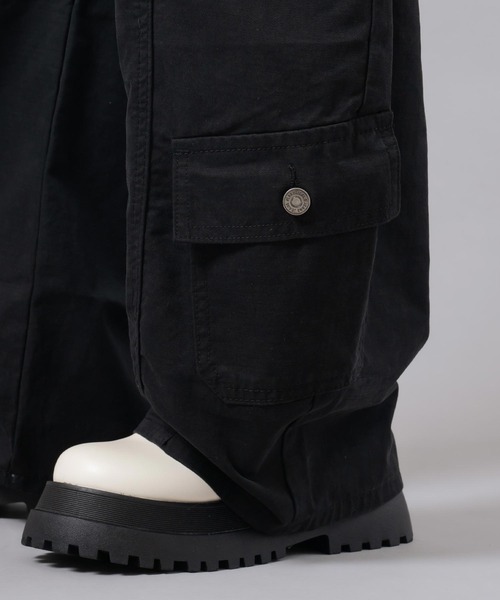 ANAP(アナップ)の「バレルカーゴパンツ(その他パンツ・レディース・ブラック/ベージュ・S/M)」の9枚目の写真