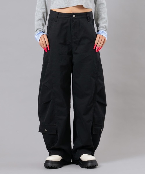 ANAP(アナップ)の「バレルカーゴパンツ(その他パンツ・レディース・ブラック/ベージュ・S/M)」の14枚目の写真