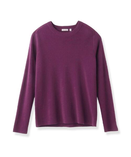 DRESSTERIOR（ドレステリア）の「ストレッチ フルニードルニット（ニット/セーター・レディース・ネイビー/パープル系/オフホワイト・36/38/34）」の4枚目の写真
