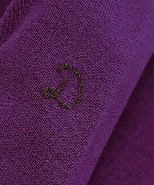 DRESSTERIOR（ドレステリア）の「ストレッチ フルニードルニット（ニット/セーター・レディース・ネイビー/パープル系/オフホワイト・36/38/34）」の18枚目の写真