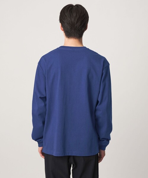 green label relaxing（グリーンレーベルリラクシング）の「【WEB限定】ヘビーウェイト ロングスリーブ Tシャツ（Tシャツ/カットソー・メンズ・ロイヤルブルー/ブラック/ホワイト・XL/L/S/M）」の11枚目の写真