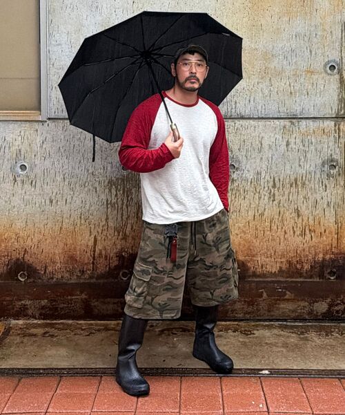BALLUTE(バリュート)の「カットオフ ラグラン ロングスリーブ(アイボリー&レッド)(Tシャツ/カットソー・レディース・その他・SMALL/MEDIUM/LARGE)」の3枚目の写真