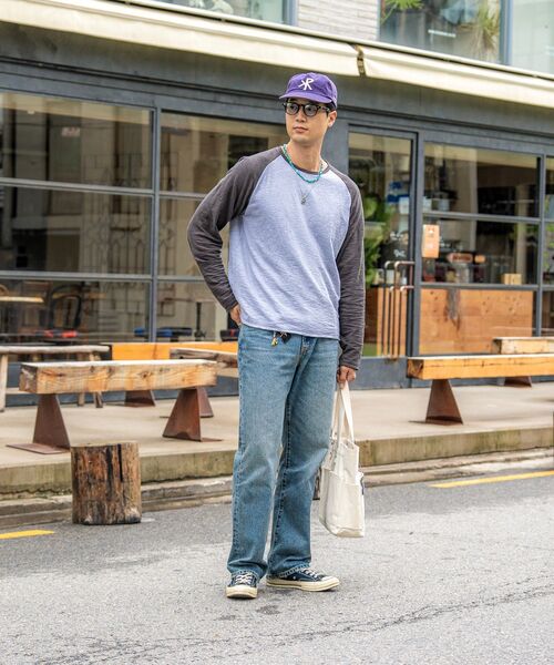BALLUTE(バリュート)の「カットオフ ラグラン ロングスリーブ(アイボリー&レッド)(Tシャツ/カットソー・レディース・その他・SMALL/MEDIUM/LARGE)」の4枚目の写真