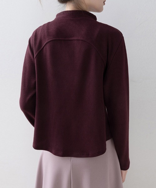 ONEP STAR(ワンピスター)の「フロントジップスタンドカラージャケット(ブルゾン・レディース・エンジ・MEDIUM/X-LARGE/LARGE)」の11枚目の写真