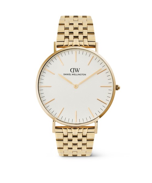 Daniel Wellington(ダニエルウェリントン)の「Classic 7-Link 40MM メンズ腕時計(アナログ腕時計・メンズ・イエローゴールド/シルバー/ホワイト/エメラルド/ブラック/ライトブルー・40mm)」の6枚目の写真