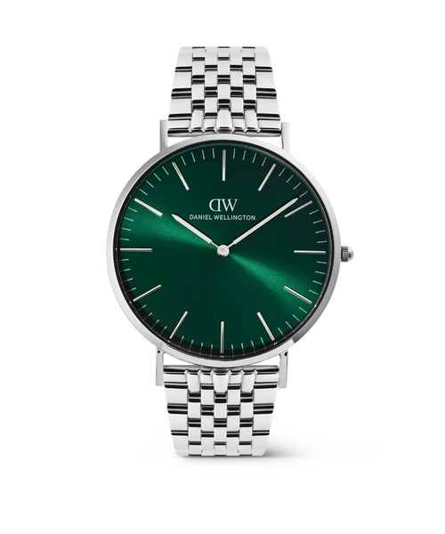 Daniel Wellington(ダニエルウェリントン)の「Classic 7-Link 40MM メンズ腕時計(アナログ腕時計・メンズ・イエローゴールド/シルバー/ホワイト/エメラルド/ブラック/ライトブルー・40mm)」の4枚目の写真