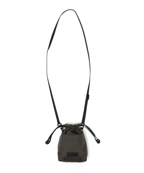 BAICYCLON by Bagjack（バイシクロン バイ バグジャック）の「【BAICYCLON】MINI DRAWSTRING BAG BCL-149（ショルダーバッグ・メンズ・ブラウン/ブラック・FREE）」の2枚目の写真