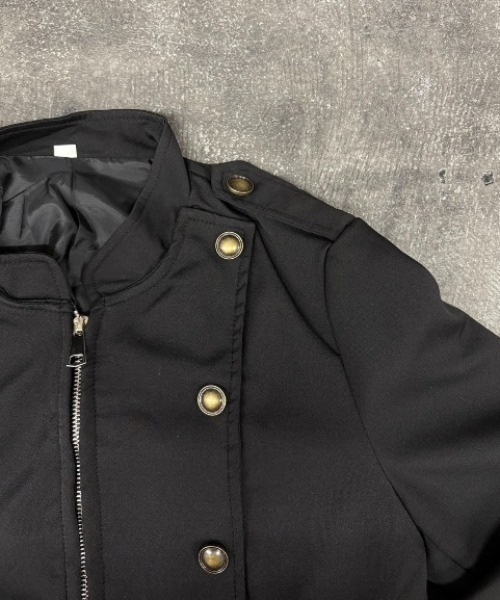 Rohwel(ローウェル)の「Napoleon Nylon Jacket / ナポレオンナイロンジャケット(その他アウター・レディース・ベージュ/ブラック・FREE)」の20枚目の写真