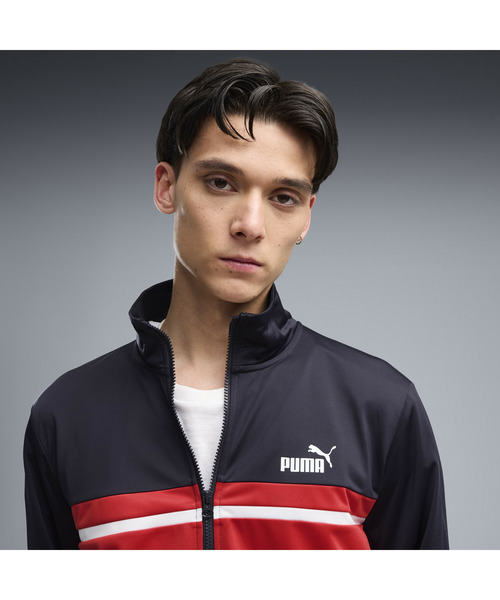 PUMA(プーマ)の「PUMA プーマ メンズ ポリ カラーブロック スーツ 上下セット(ジャージ・メンズ・ネイビー/ブラック/ダークブラウン系・XX-LARGE/X-LARGE/LARGE/SMALL/MEDIUM)」の17枚目の写真